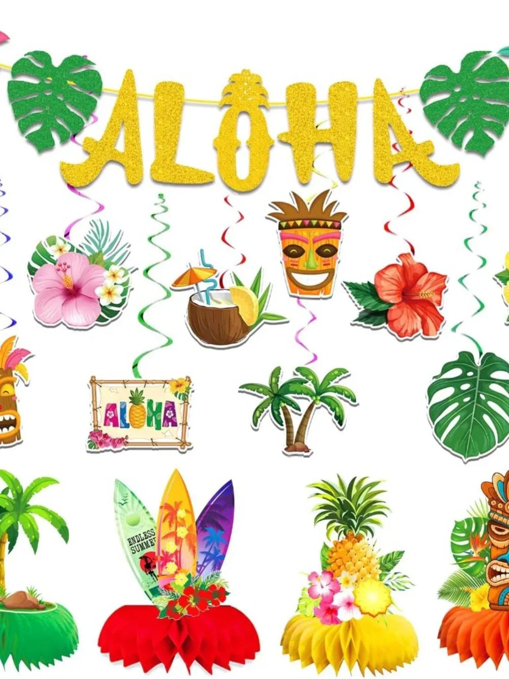 Luau party supplies